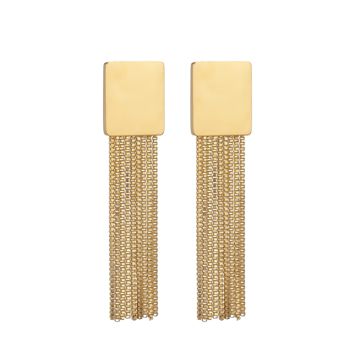 Luxury Drop & Dangle Earrings - Gold Statement Earring - Lunelle London