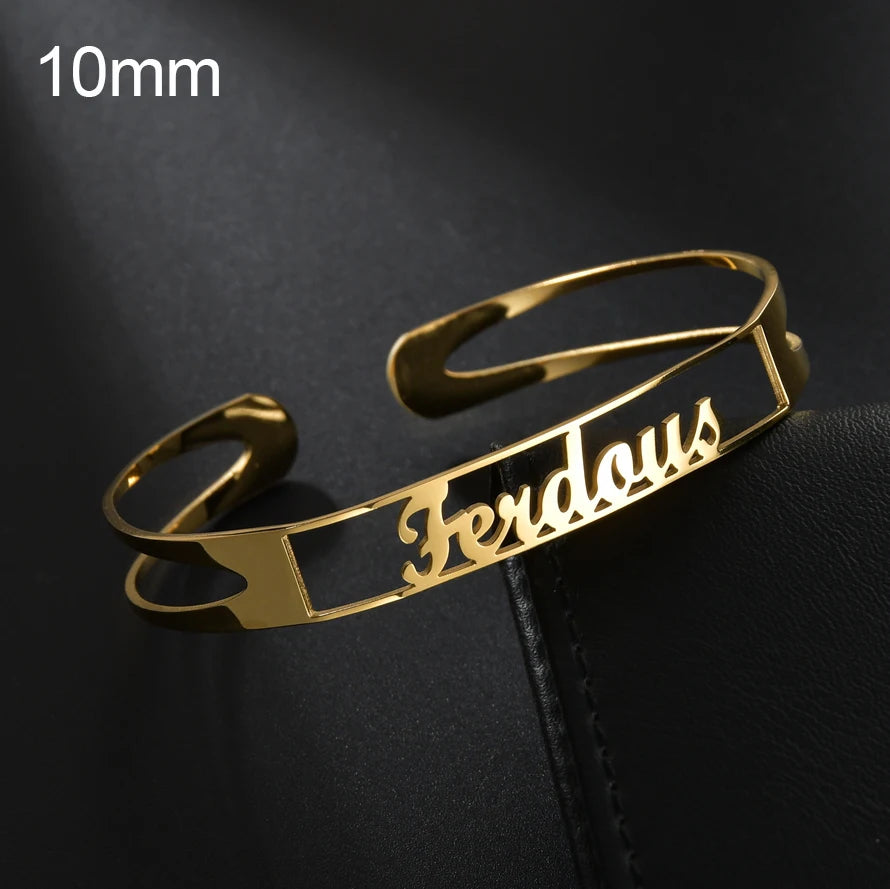 Personalised Gold Engraved Bracelet - Multiple Styles