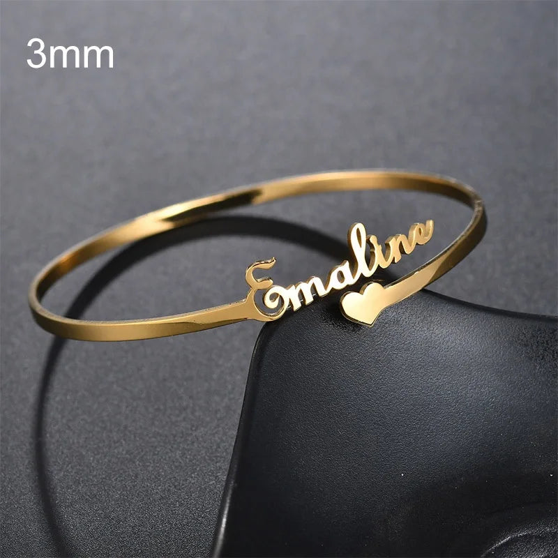 Personalised Gold Engraved Bracelet - Multiple Styles