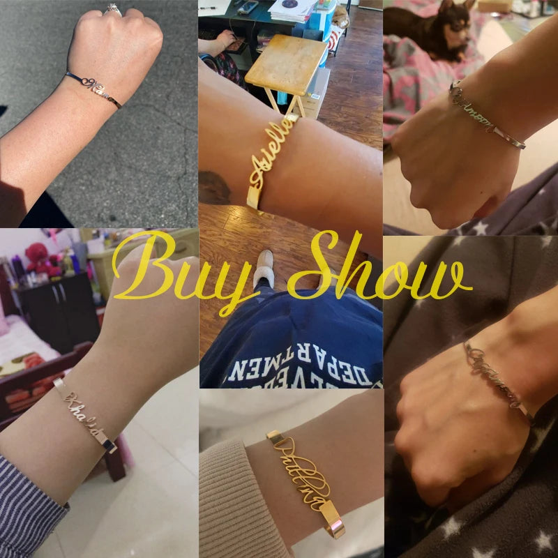 Personalised Gold Engraved Bracelet - Multiple Styles