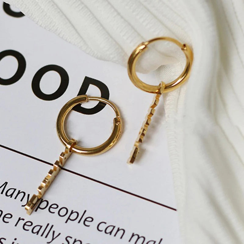 Custom Name Hoop Earring