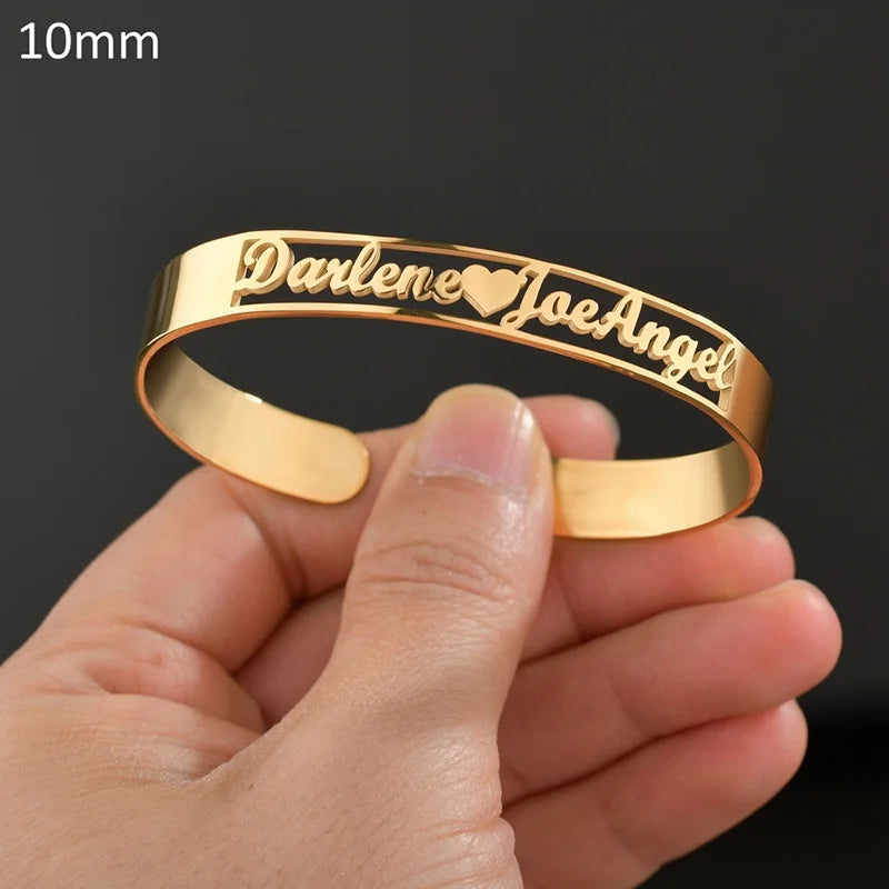 Personalised Gold Engraved Bracelet - Multiple Styles