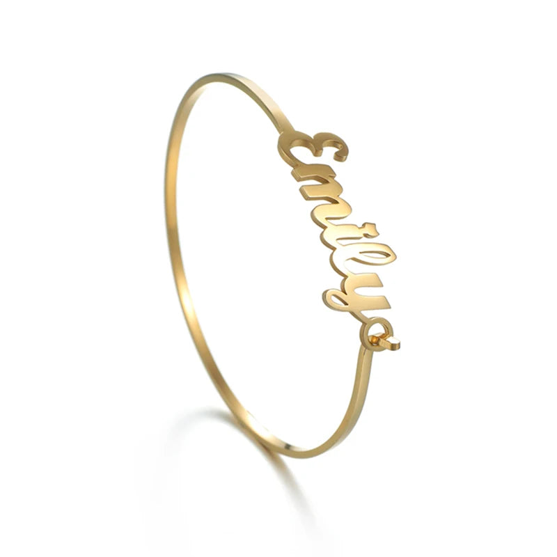 Personalised Gold Engraved Bracelet - Multiple Styles