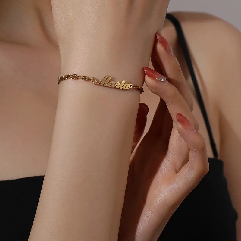 Personalised Gold Anklet Collection - Lunelle London