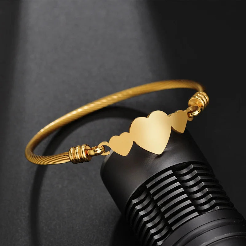 Gold Stainless Steel Tree of Life Bracelet - Lunelle London