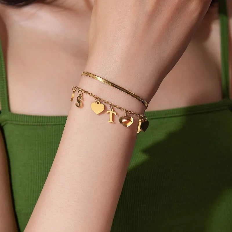 Personalised Gold Anklet Collection - Lunelle London