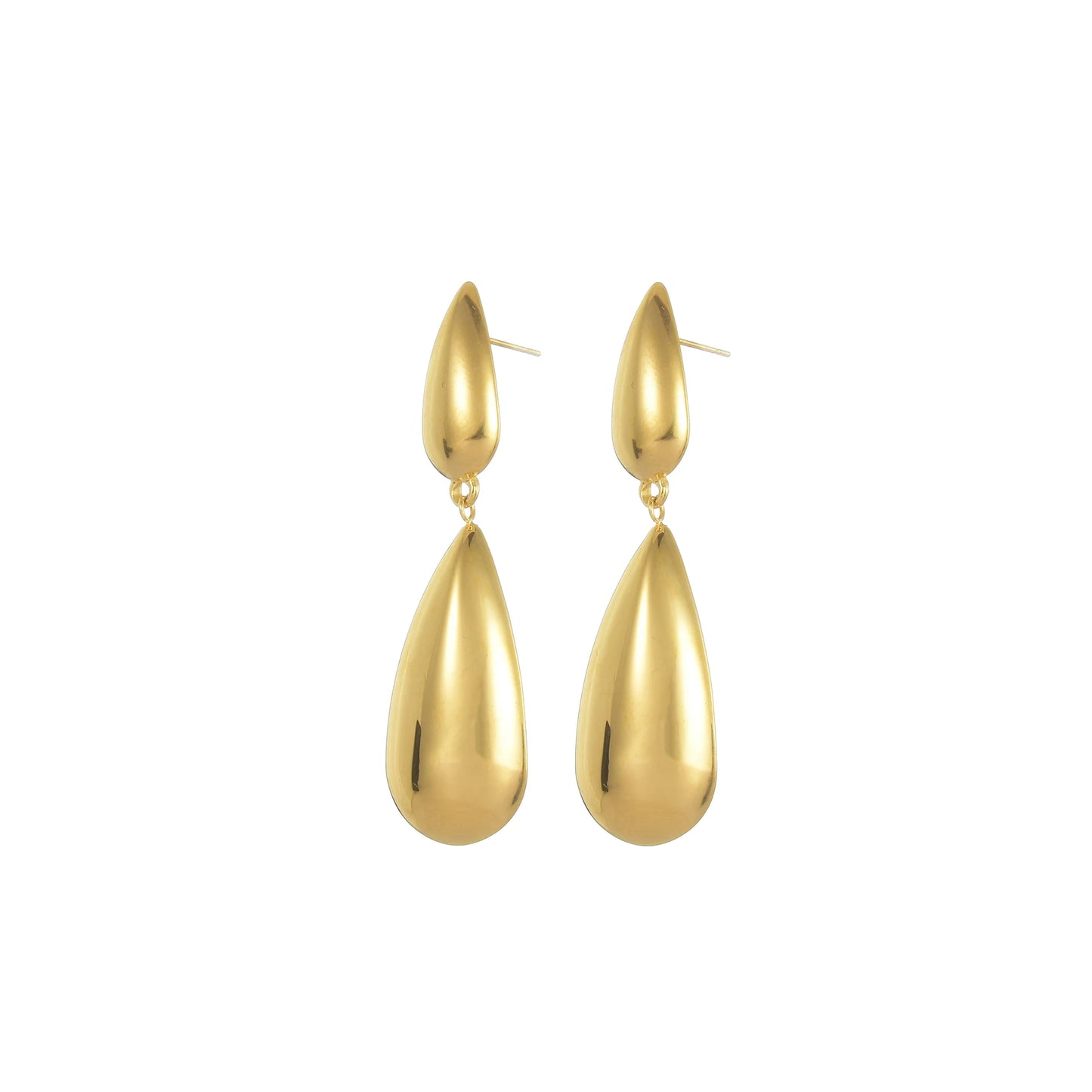 Luxury Drop & Dangle Earrings - Gold Statement Earring - Lunelle London