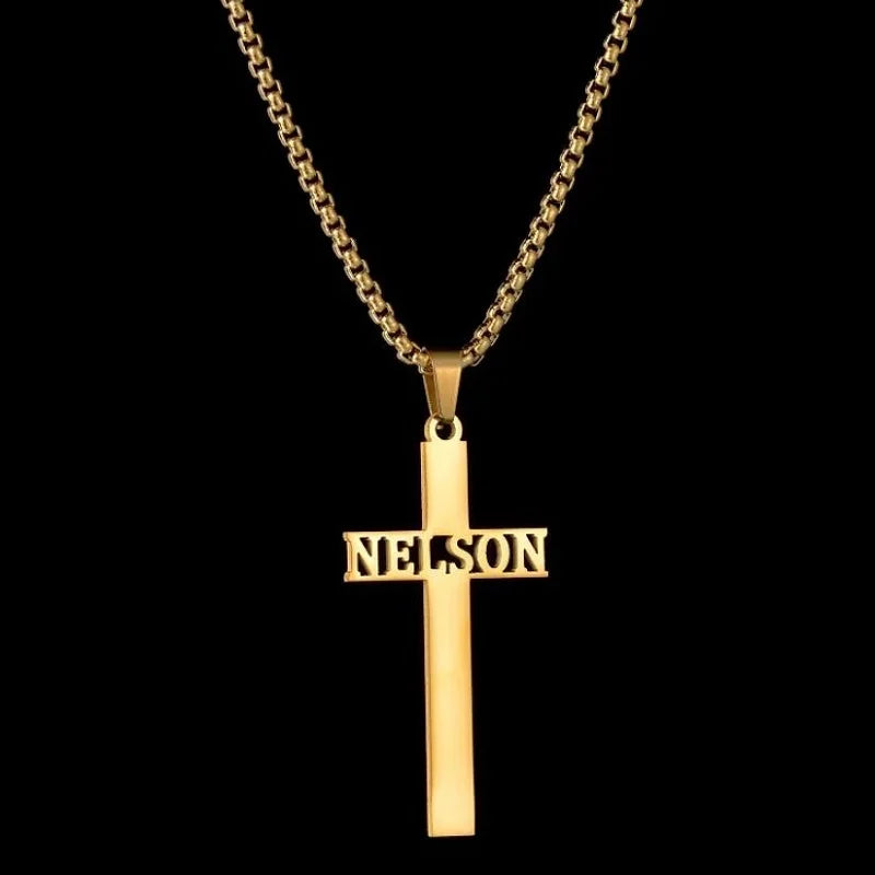 Custom Engraved Name Necklace – Personalised Pendant with Any Emoji Design