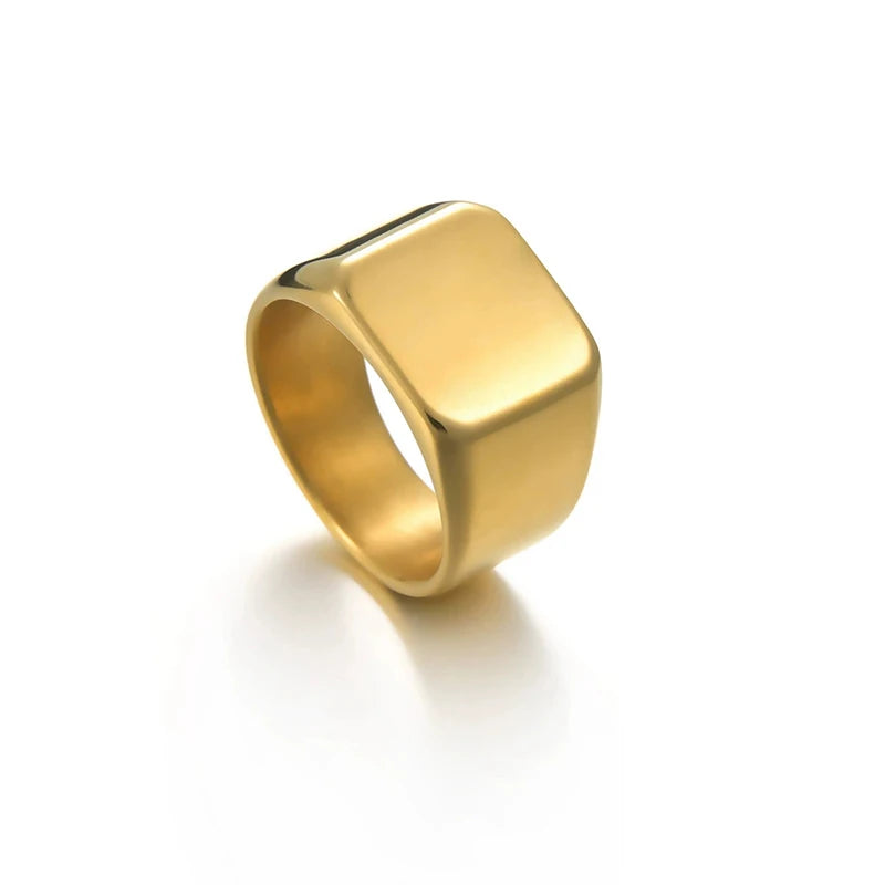 Custom Photo Signet Ring