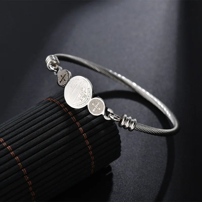 Gold Stainless Steel Tree of Life Bracelet - Lunelle London