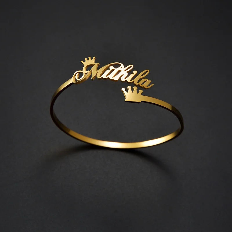 Personalised Gold Engraved Bracelet - Multiple Styles