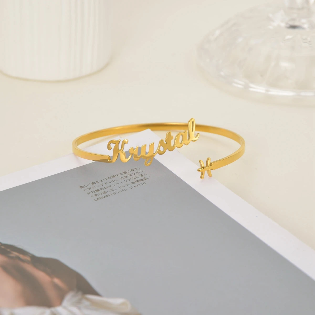 Personalised Gold Engraved Bracelet - Multiple Styles